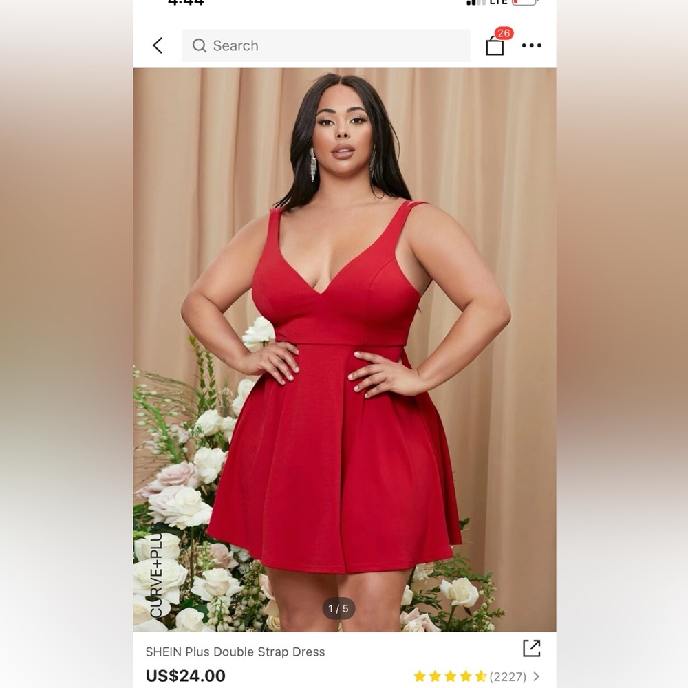Red dress